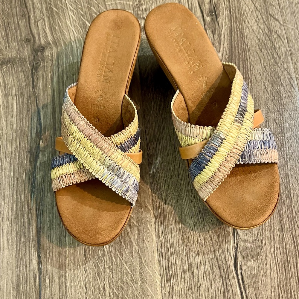 Italian Shoe Makers Women Multicolor Size 10